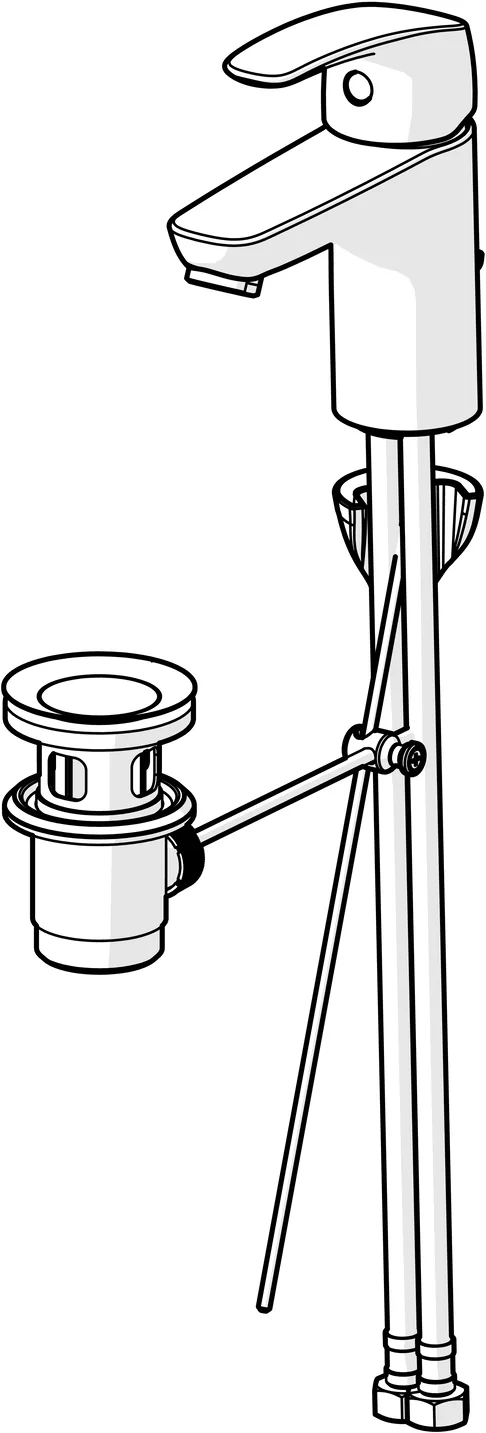 HansaPINTO Waschtischarmatur Hansapinto 2017 Einhebelmischer Chrom