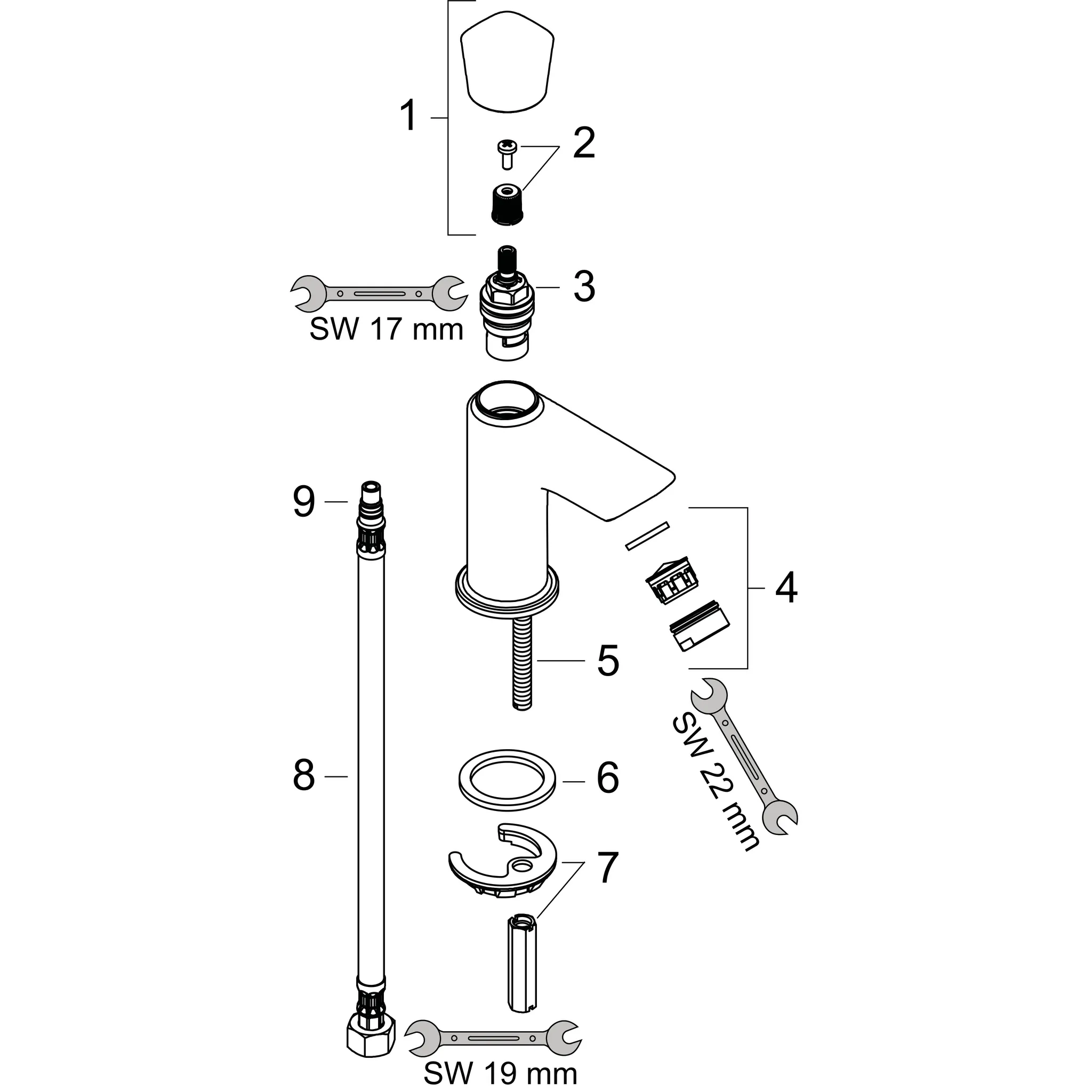 Hansgrohe Logis Standventil 80 Chrom Hansgrohe Logis Standventil 80 Chrom