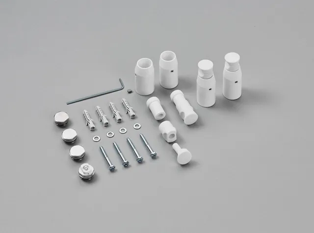 Montageset für „Forma Spa einlagig“ in weiß Montageset für „Forma Spa einlagig“ in weiß