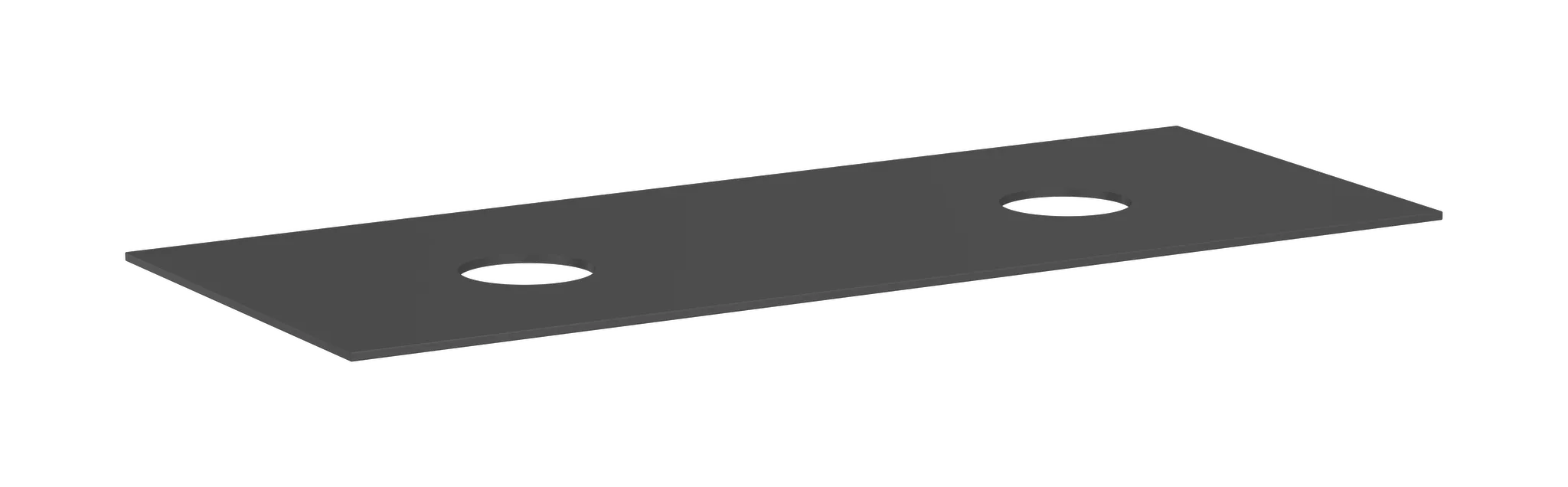 Xevolos E Konsole 1370/550 mit 2 Ausschnitten für Aufsatzwaschtisch ohne Hahnloch, Mattweiß Xevolos E Konsole 1370/550 mit 2 Ausschnitten für Aufsatzwaschtisch ohne Hahnloch, Mattweiß