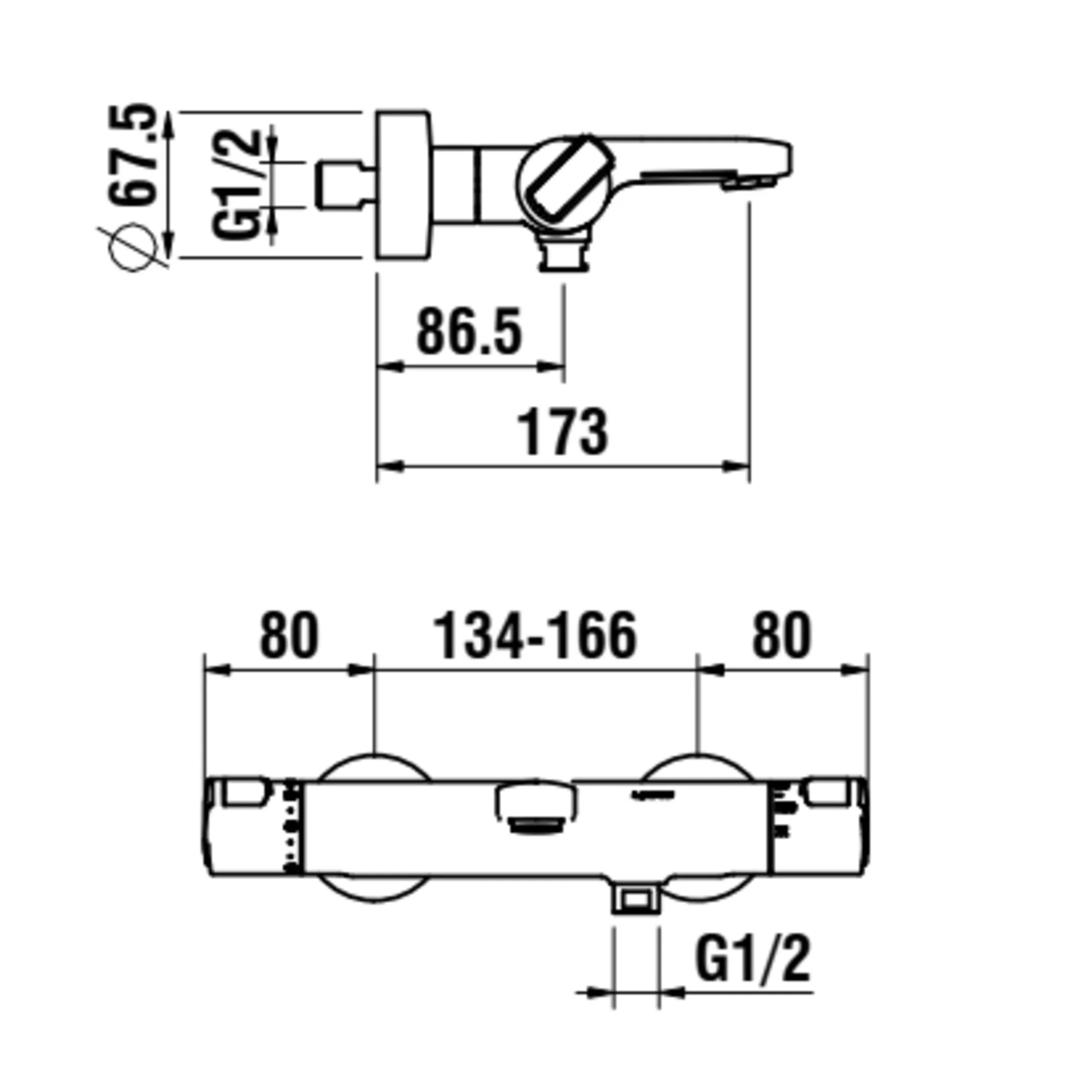 cityPro AP-WFB-Thermostat 50096.0 ohne Zubehör chrom