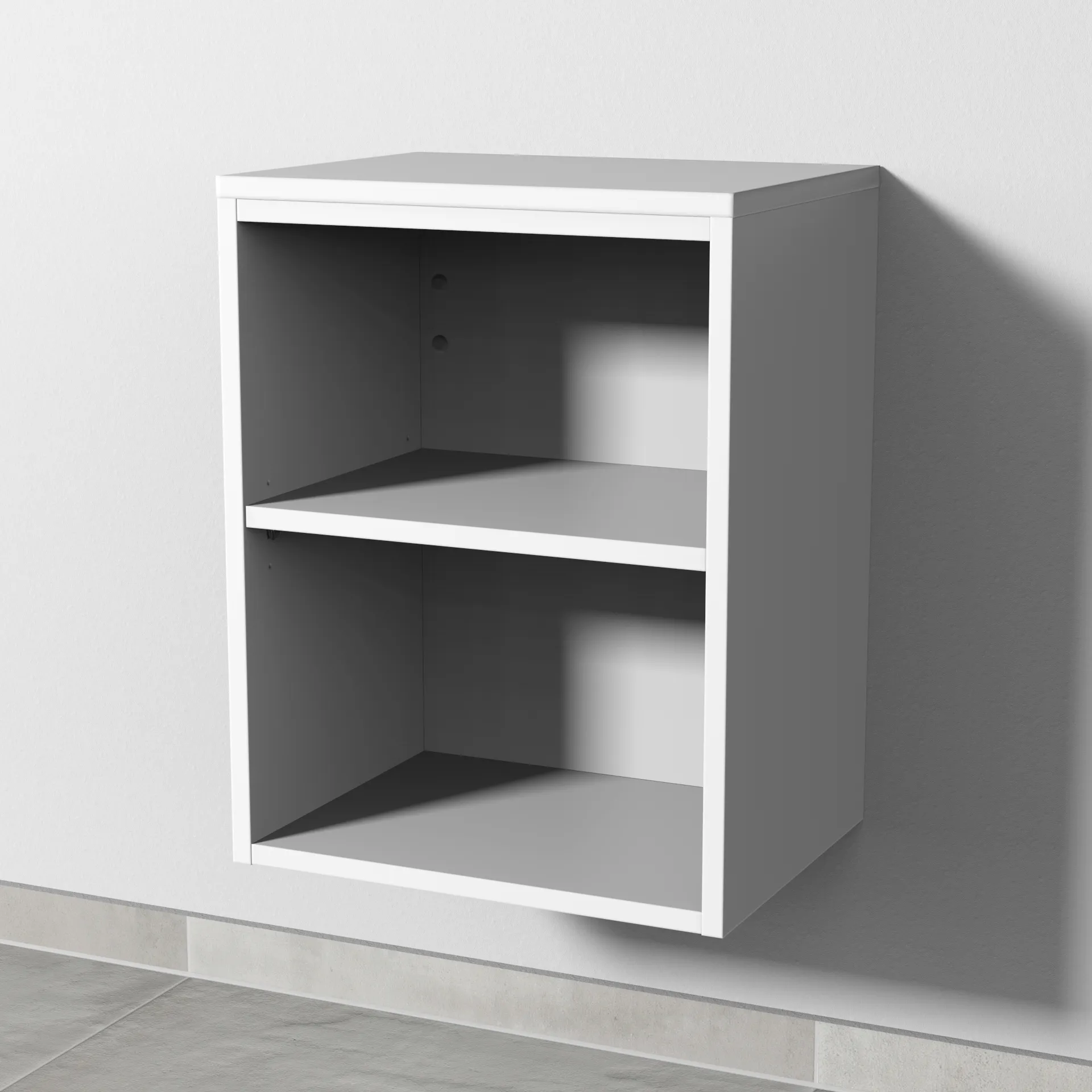 Sanipa Anbauregal „2morrow“ 400 × 504 × 309 mm in Weiß-Soft