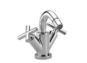 Bidet-Einlochbatterie mit Ablaufgarnitur TARA Chrom 24510892