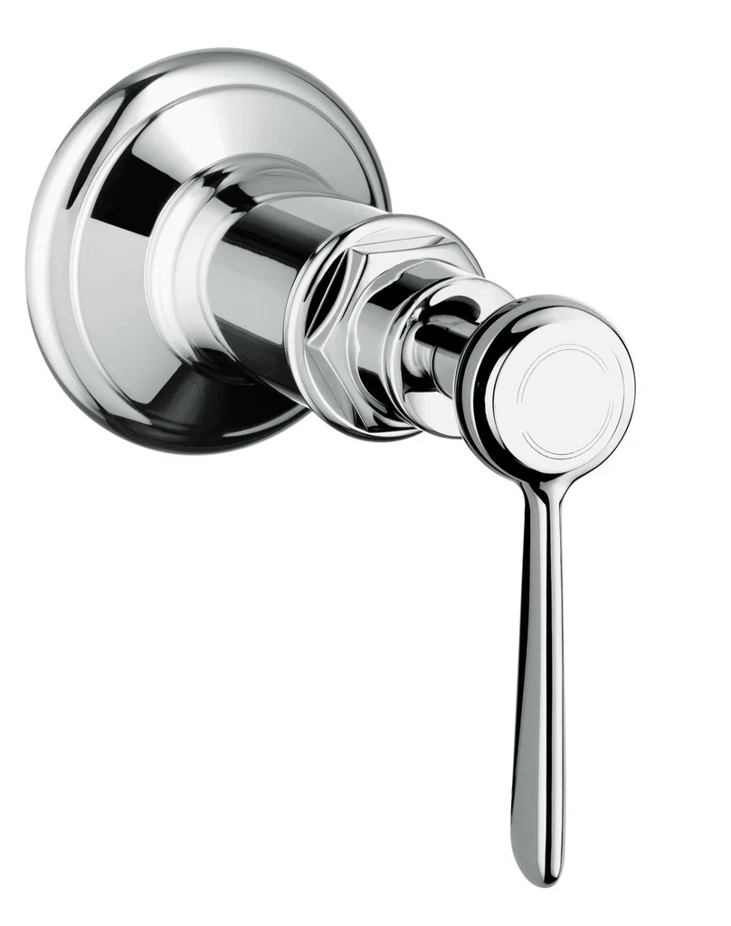 Hansgrohe AXOR Montreux Absperrventil Unterputz mit Hebelgriff Chrom, Anschluss DN15/DN20, Geräuschgruppe II
