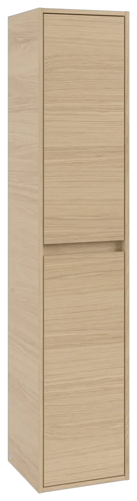 Villeroy & Boch Hochschrank Skyla C80100, 350 x 1700 x 349 mm, links angeschlagen, Nordic Oak