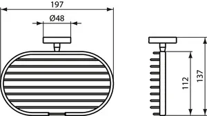 Seifenkorb IOM Chrom Seifenkorb IOM Chrom