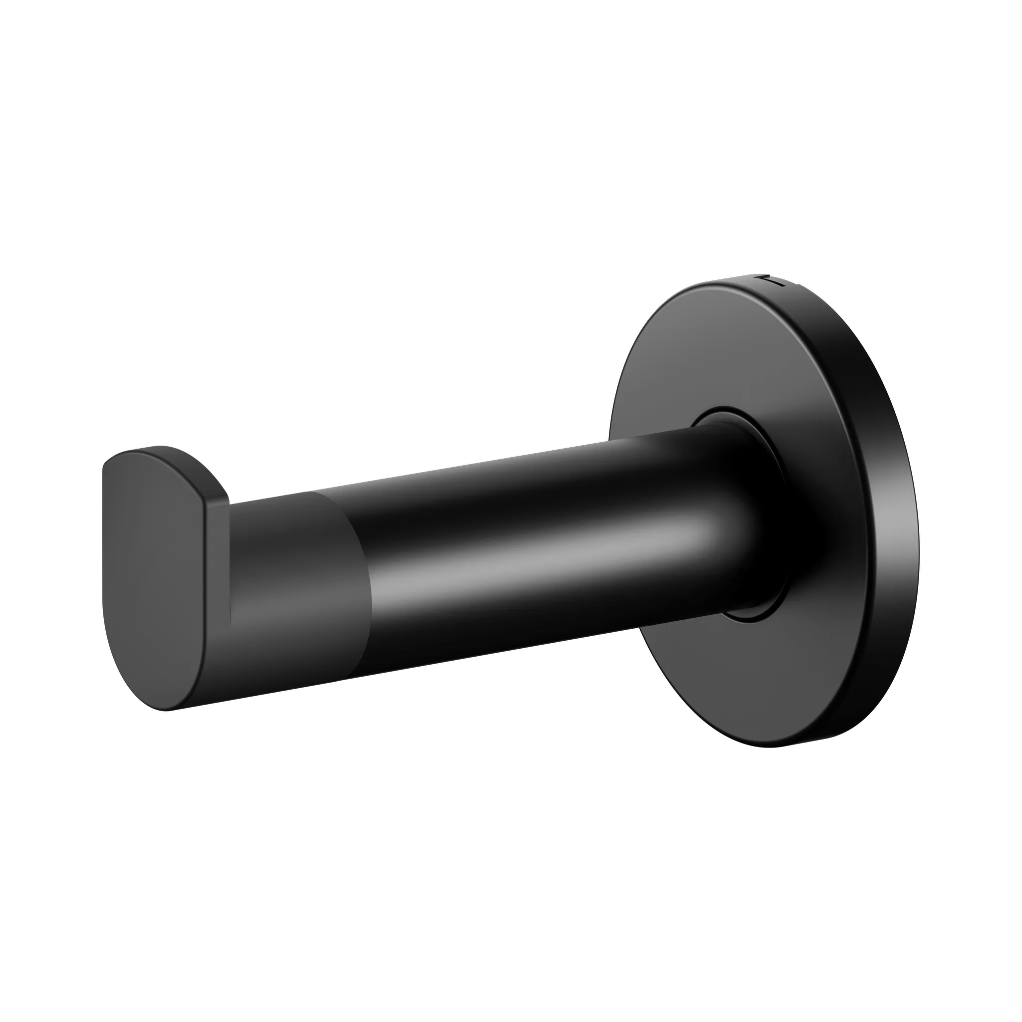 Plan 14911370000 Handtuchhaken mit Türpuffer 91 mm schwarz
