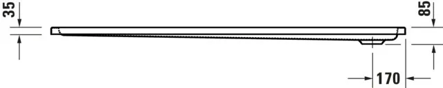 Duravit rechteck Duschwanne „D-Code“ 180 × 80 cm mit Antislip Duravit rechteck Duschwanne „D-Code“ 180 × 80 cm mit Antislip