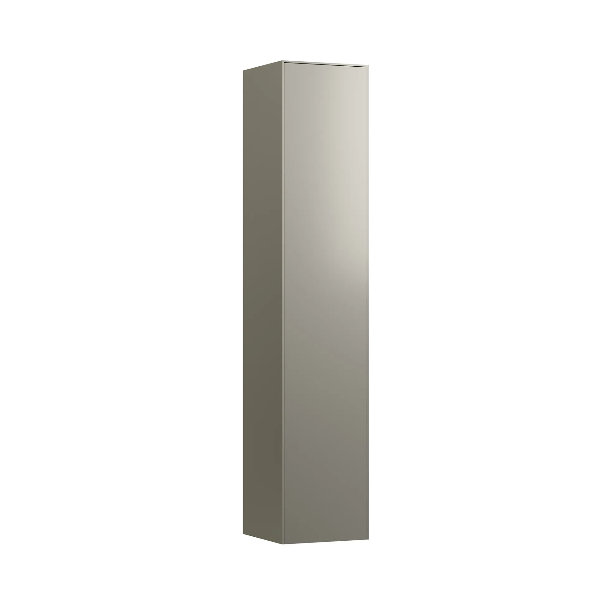 Laufen Hochschrank „SONAR“ 320 × 1595 × 320 mm Titan, Anschlag rechts