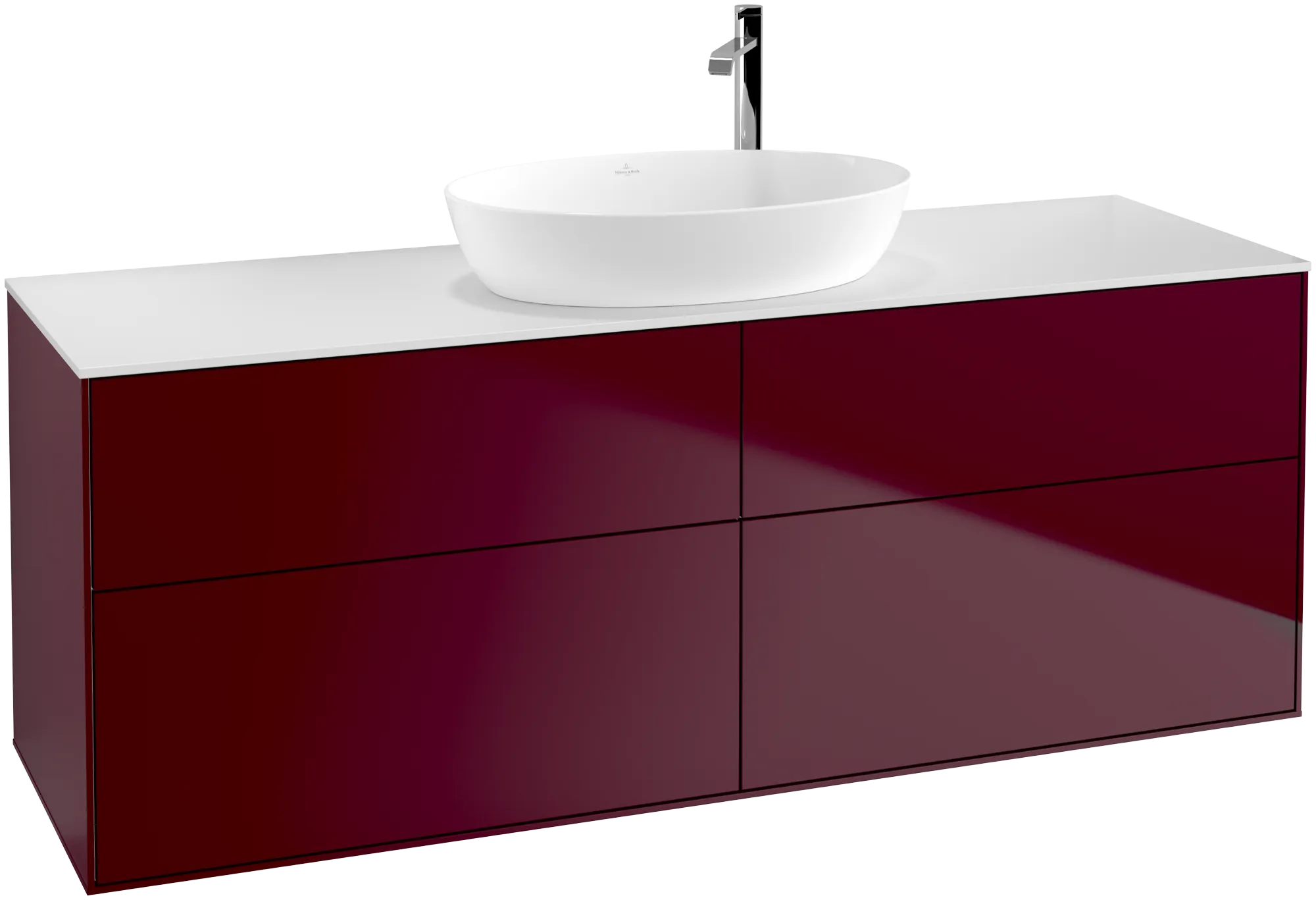 Villeroy & Boch Finion Waschbeckenunterschrank F97, 1600x603x501mm, Eckig