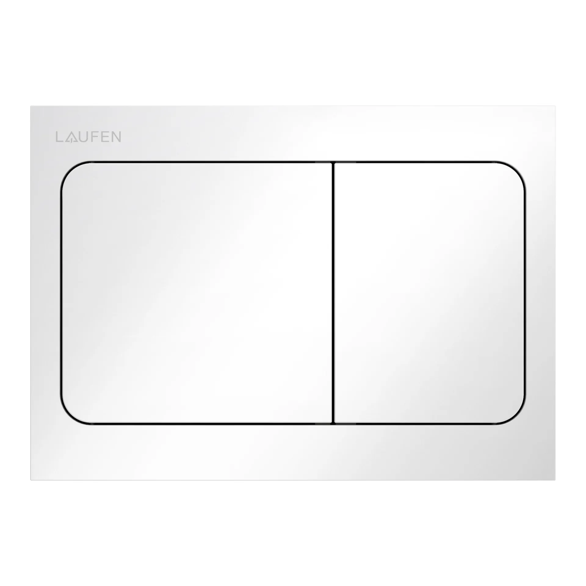 Betätigungsplatte AIR INEO 203x145x6, aus Kunsstoff, für Frontbetätigung oder Betätigung von oben, für Unterputz-Spülkasten mit Dual-Flush 2-Mengen-Spülsystem, auch für flächenbündigen Einbau geeignet, weiß Betätigungsplatte AIR INEO 203x145x6, aus Kunsstoff, für Frontbetätigung oder Betätigung von oben, für Unterputz-Spülkasten mit Dual-Flush 2-Mengen-Spülsystem, auch für flächenbündigen Einbau geeignet, weiß