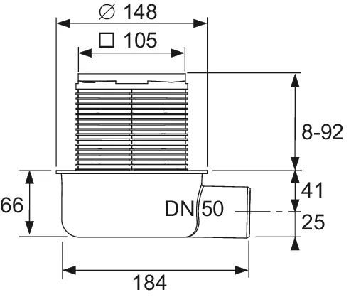 drainpoint S 50 Ablaufset superflach drainpoint S 50 Ablaufset superflach