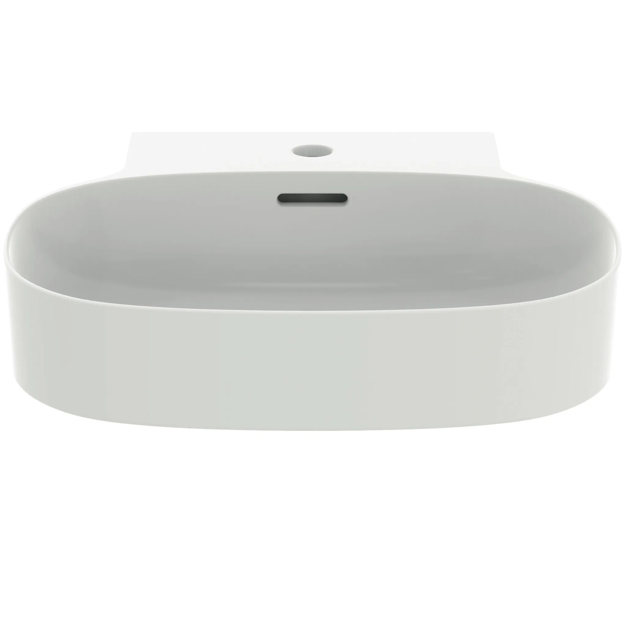 Waschbecken „Linda-X“ 50 × 48 × 13,5 cm, Hahnlochposition mittig in Seidenweiß Waschbecken „Linda-X“ 50 × 48 × 13,5 cm, Hahnlochposition mittig in Seidenweiß