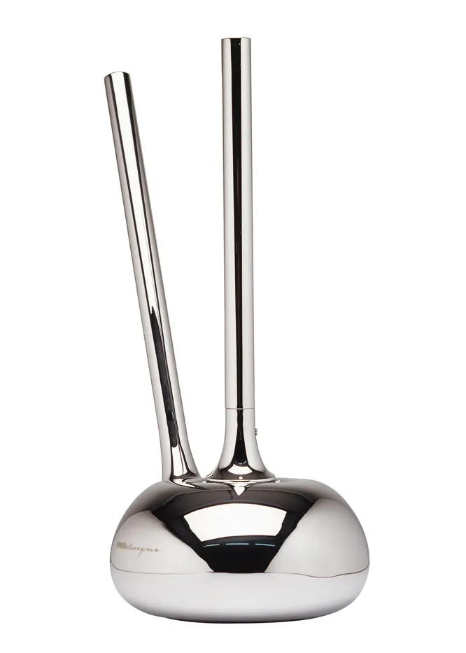 VitrA Istanbul WC-Bürstengarnitur freistehend d: 19 x 42 cm Chrom