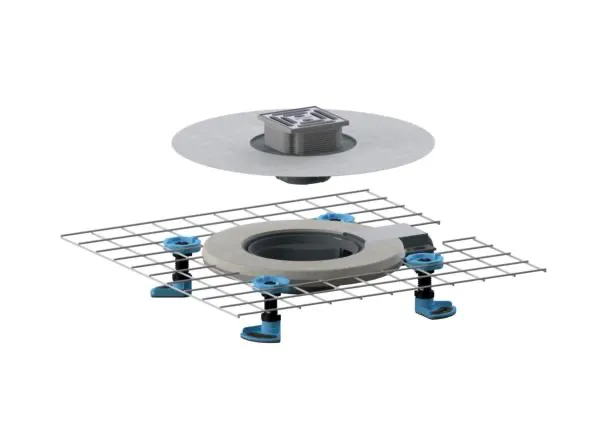 Bodenablauf CeraDrain Pure Plan, DN 40 100 x 100 mm