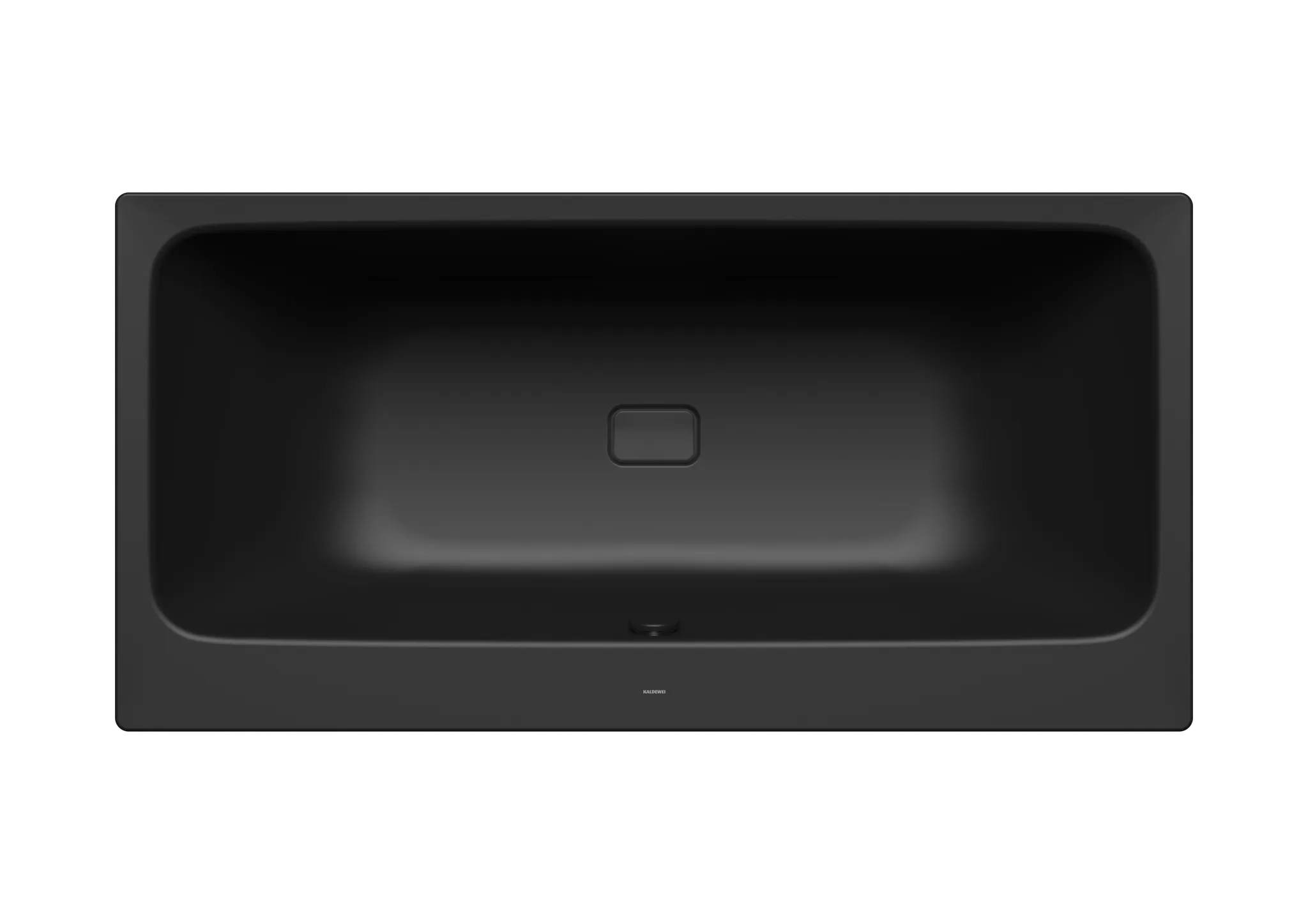 Kaldewei Badewanne „Asymmetric Duo“ rechteck 170 × 80 cm, ohne Grifflochbohrungen mit gegenüberliegender Überlaufbohrung, in schwarz matt Kaldewei Badewanne „Asymmetric Duo“ rechteck 170 × 80 cm, ohne Grifflochbohrungen mit gegenüberliegender Überlaufbohrung, in schwarz matt