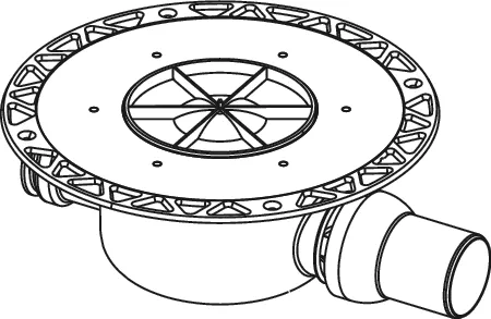 TECEdrainpoint S Ablauf DN 50 Norm mit Seal System Univ.fl.