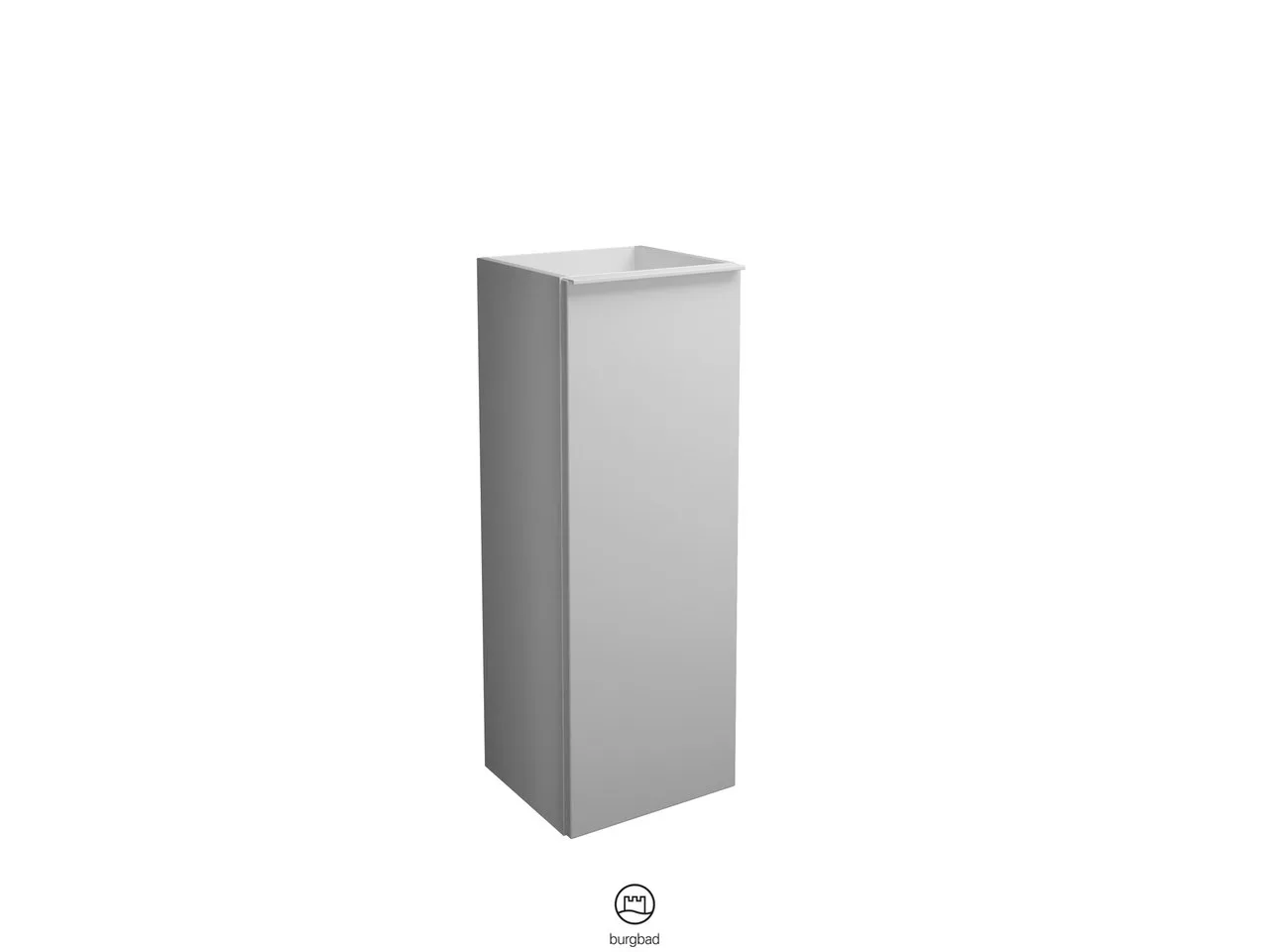 burgbad Hochschrank „Fiumo“ 390 × 960 × 360 mm in Weiß Matt