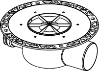 drainpoint S Ablauf DN 70 mit Seal System Universalflansch drainpoint S Ablauf DN 70 mit Seal System Universalflansch