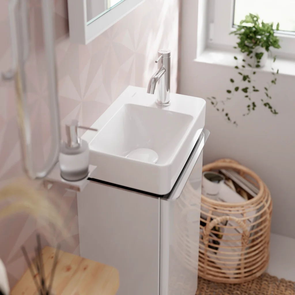 Hansgrohe Tecturis S Einhebel-Waschtischmischer 80 CoolStart EcoSmart+ mit Zugstangen-Ablaufgarnitur, Chrom Hansgrohe Tecturis S Einhebel-Waschtischmischer 80 CoolStart EcoSmart+ mit Zugstangen-Ablaufgarnitur, Chrom