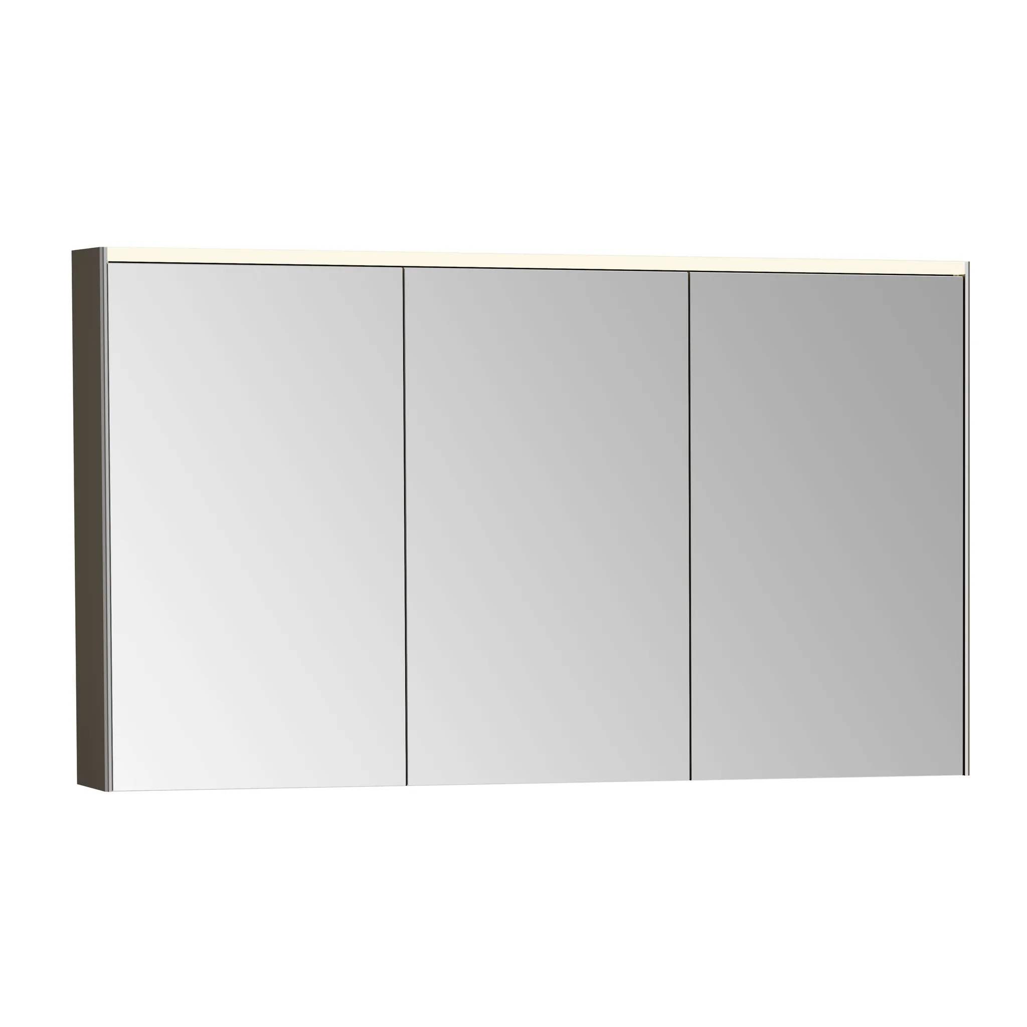VitrA Prime LED-Spiegelschrank 122 x 16 x 70 cm, Chrom gebürstet
