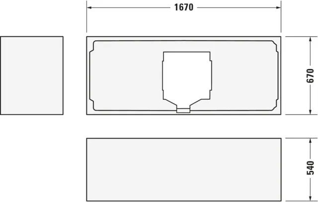 Duravit Badewanne „Happy D.2“ rechteck 170 × 70 cm