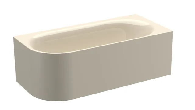 Bette BetteLux Oval V Silhouette Badewanne, Eck, Sonderform, 1750x800x450 mm, Pergamon, glasierter Titan-Stahl, 2-Sitzer, Schürzen-Badewanne Bette BetteLux Oval V Silhouette Badewanne, Eck, Sonderform, 1750x800x450 mm, Pergamon, glasierter Titan-Stahl, 2-Sitzer, Schürzen-Badewanne