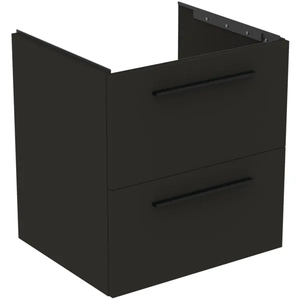Ideal Standard Möbelwaschtischunterschrank i.life B 2 Auszüge 600x505x630mm Carbongrau matt Ideal Standard Möbelwaschtischunterschrank i.life B 2 Auszüge 600x505x630mm Carbongrau matt