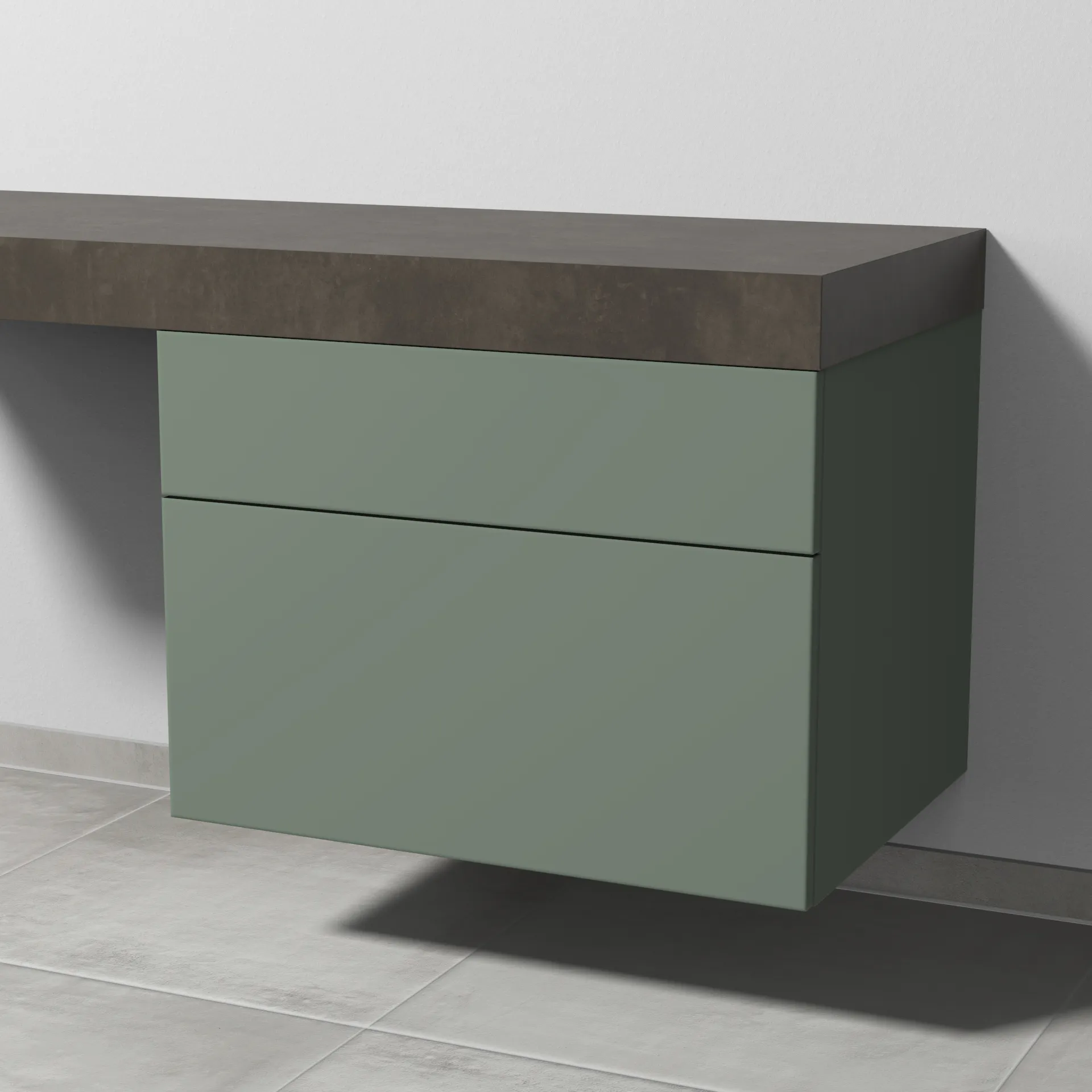 Sanipa Unterschrank „2morrow“ 700 × 510 × 520 mm in Soft-Green