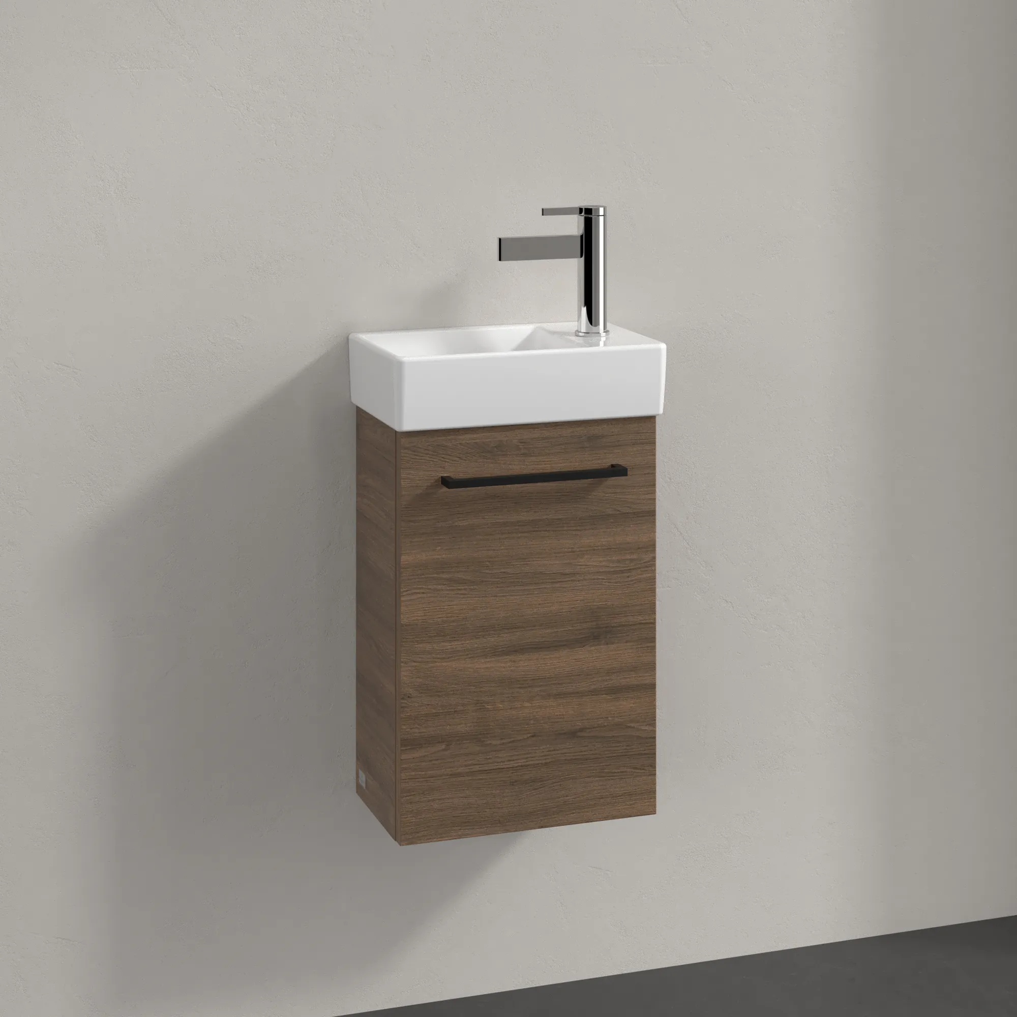 Villeroy & Boch Waschbeckenunterschrank Avento, Arizona Oak, 340 x 514 x 200 mm, 1 Tür, SoftClosing, Wandmontage