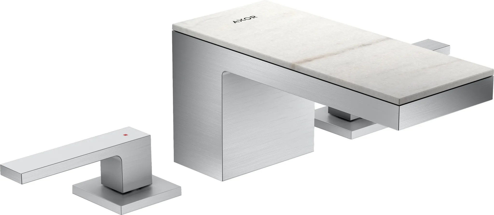 Hansgrohe AXOR MyEdition Mischer mit Platte 200 Marmor Lasa Covelano Vena Oro Hansgrohe AXOR MyEdition Mischer mit Platte 200 Marmor Lasa Covelano Vena Oro