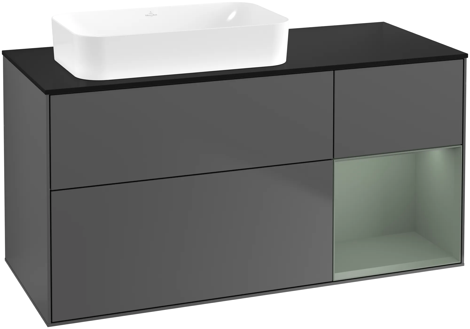 Villeroy & Boch Finion Waschbeckenunterschrank G69 1200x603x501mm anthrazit