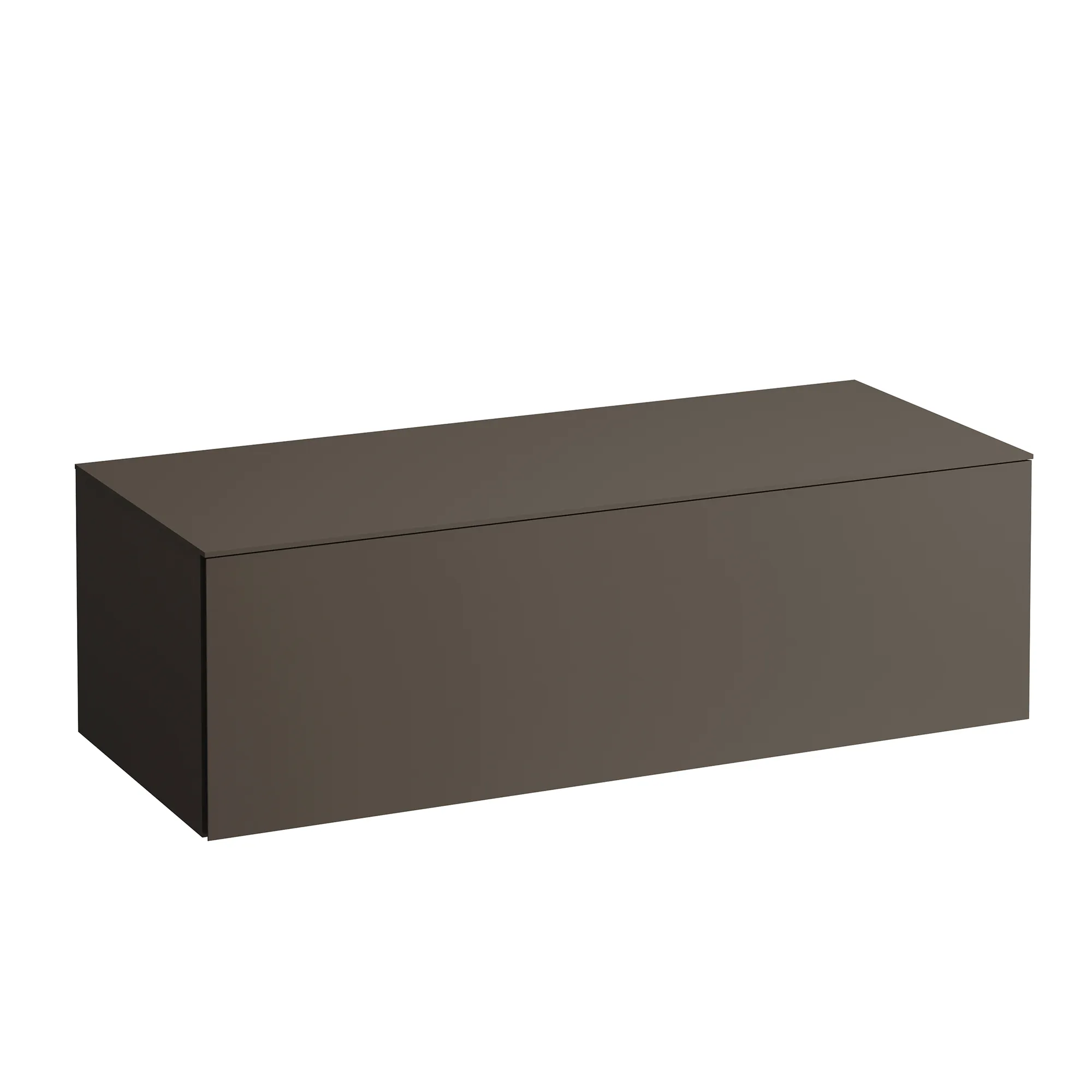 Laufen Schubladenelement „Ilbagnoalessi“ 1200 × 370 × 500 mm Dunkelbraun, ohne Hahnlochbohrung