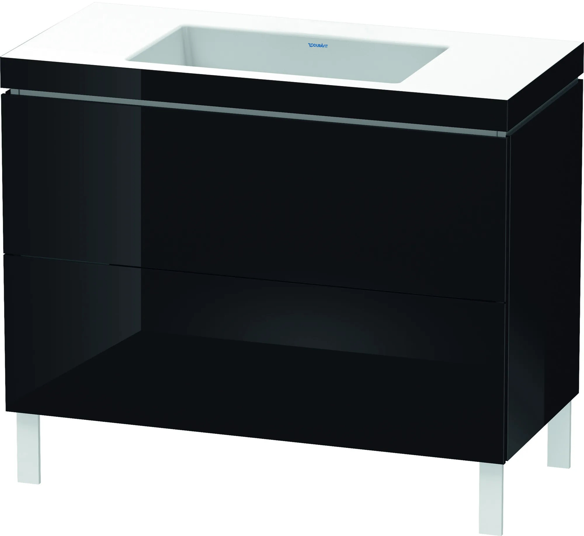 Duravit Set bodenstehend „L-Cube“ 100 × 48 × 69,8 cm Duravit Set bodenstehend „L-Cube“ 100 × 48 × 69,8 cm