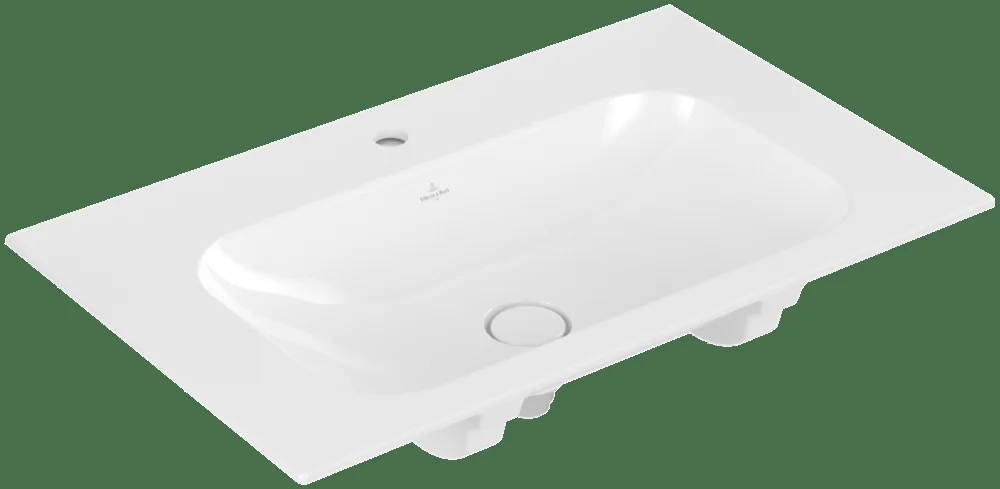 Villeroy & Boch Finion Schrankwaschtisch TitanCeram 800x500mm Rechteck Weiß Alpin CeramicPlus Villeroy & Boch Finion Schrankwaschtisch TitanCeram 800x500mm Rechteck Weiß Alpin CeramicPlus