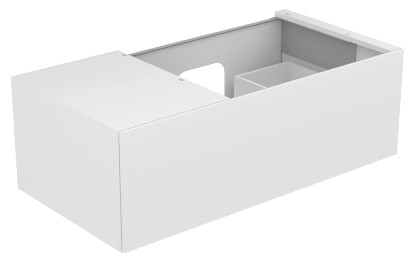 KEUCO Waschtischunterschrank mit Auszug „Edition 11“ Trüffel (Glas), Trüffel (Lack, seidenmatt), Becken rechts, mit Beleuchtung 1050 × 350 × 535 mm KEUCO Waschtischunterschrank mit Auszug „Edition 11“ Trüffel (Glas), Trüffel (Lack, seidenmatt), Becken rechts, mit Beleuchtung 1050 × 350 × 535 mm