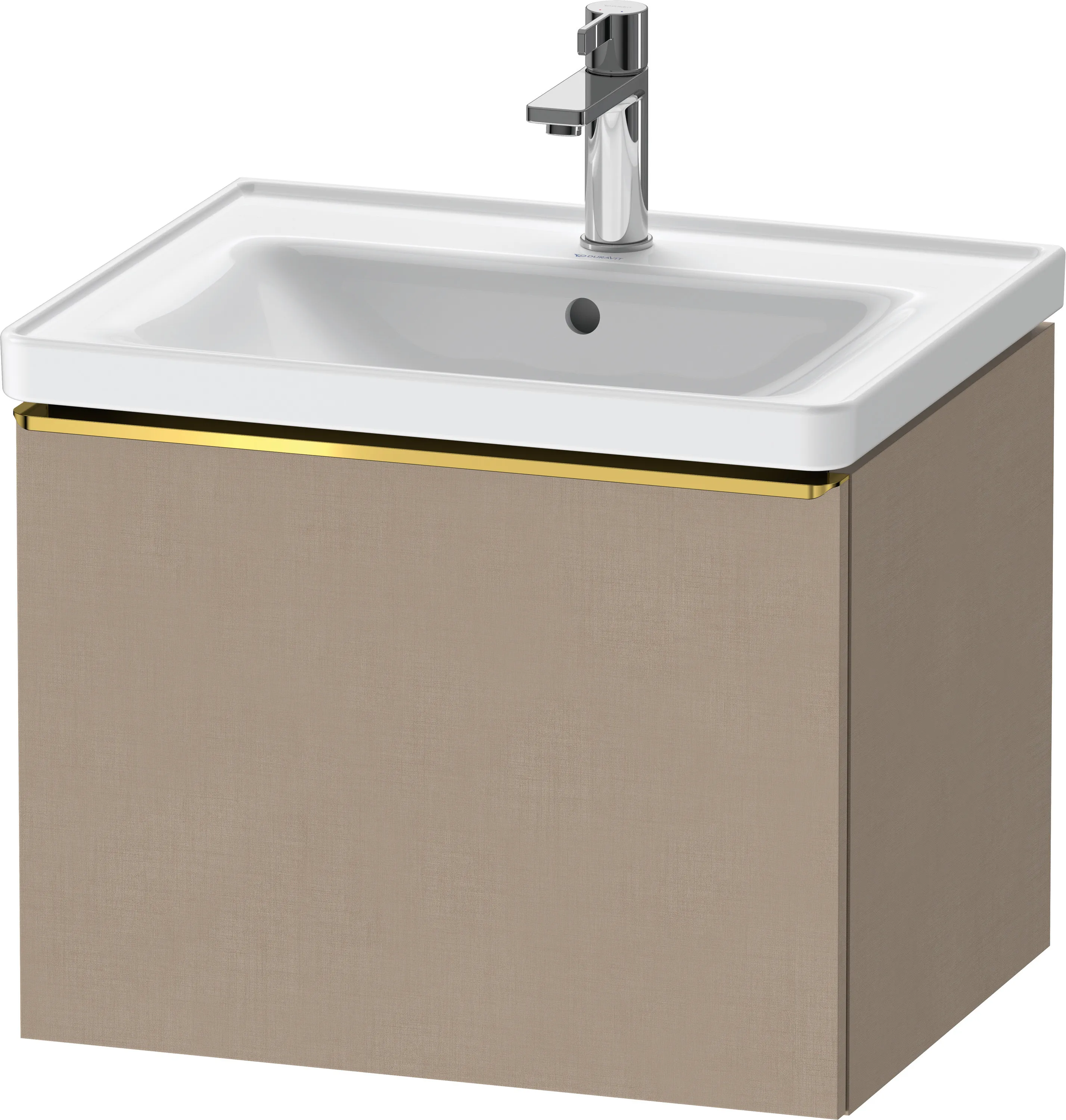 Duravit Waschtischunterschrank wandhängend „D-Neo“ 58,4 × 44 × 45,2 cm Leinen