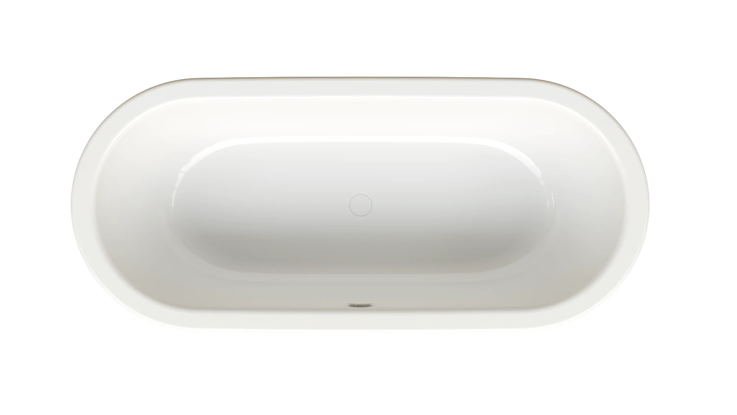 Bette Badewanne „BetteSuno“ freistehend oval 177,5 × 77,5 cm in Star White