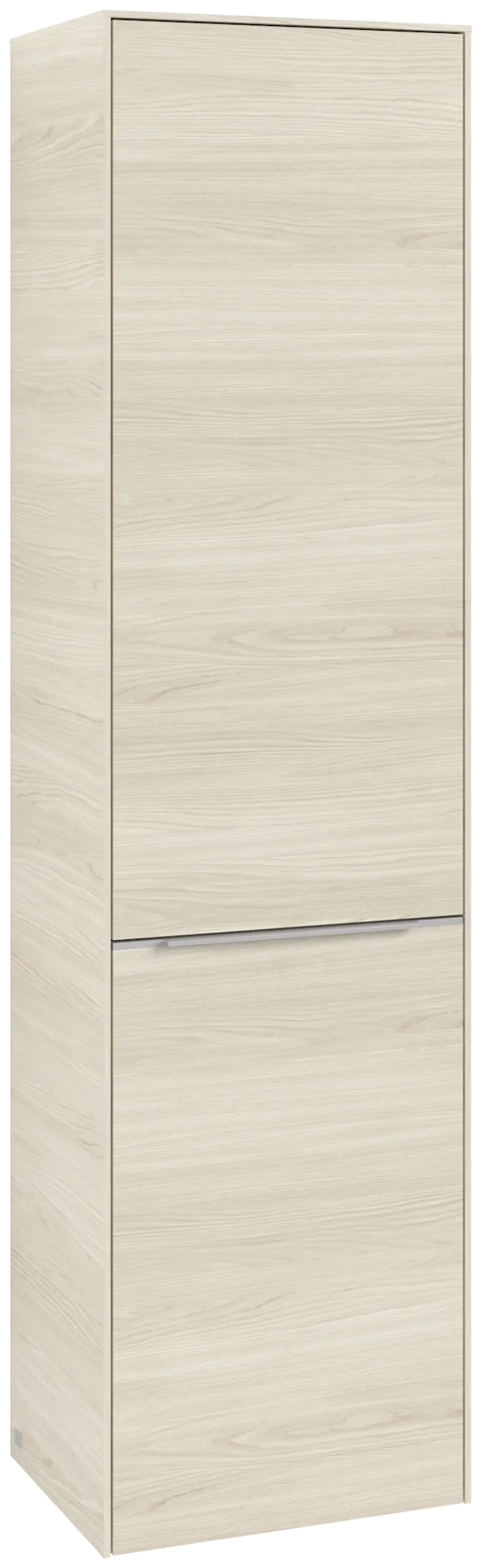 Villeroy & Boch Hochschrank mit Wäschekorb-Klappe „Subway 3.0“ 45 × 171 × 36,2 × 36,2 cm 1 Tür, 1 Wäscheklappe, 1 × fixer Fachboden, Anschlag: links, 2 × Glasfachboden, 1 Tür, Anschlag links