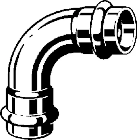 „Prestabo“ 90°-Bogen unlegiert, verzinkt 22 mm VdS-Zulassung „Prestabo“ 90°-Bogen unlegiert, verzinkt 22 mm VdS-Zulassung