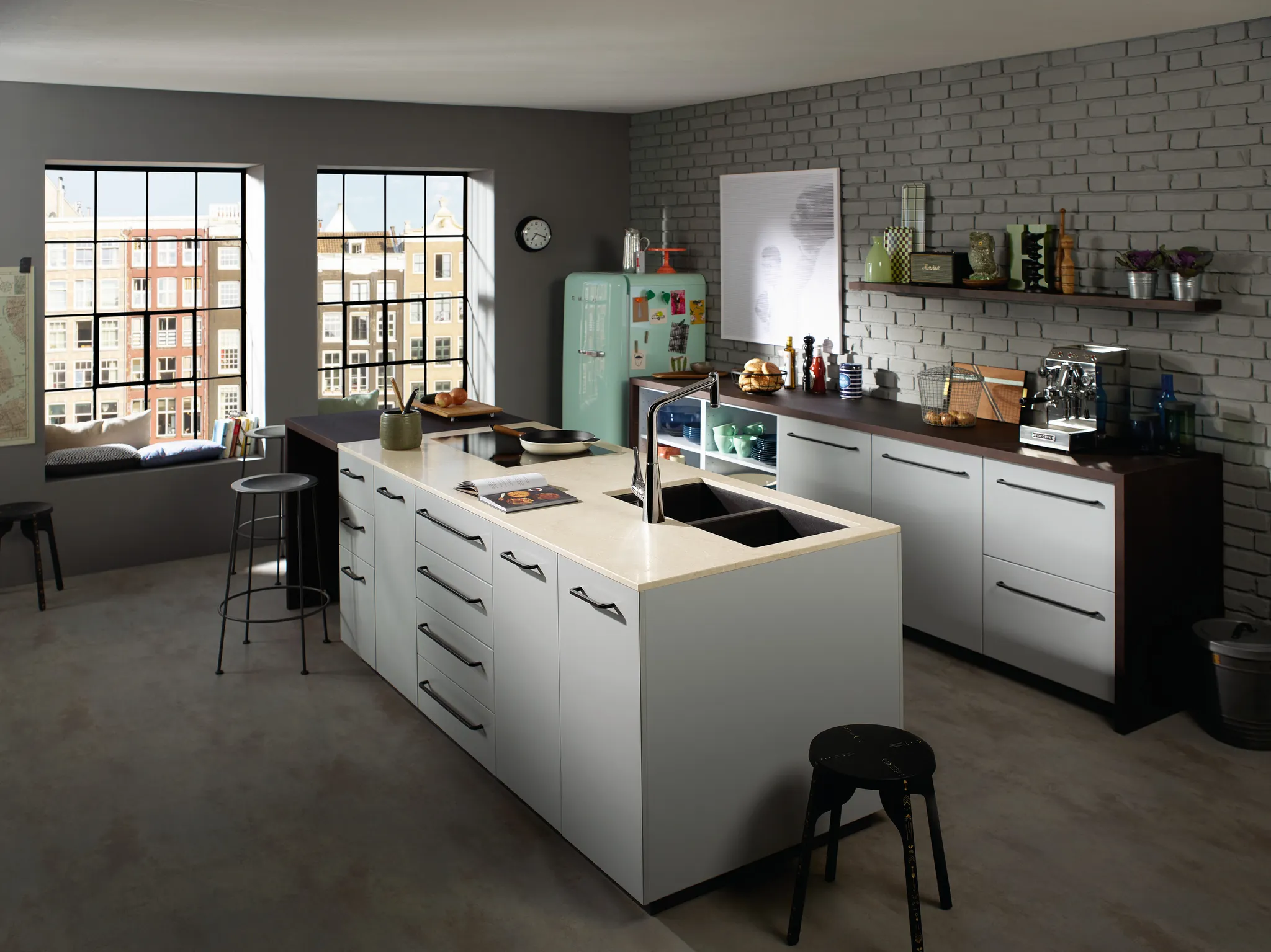 Unterbauspüle 370x370 S510-U770 graphitschwarz Unterbauspüle 370x370 S510-U770 graphitschwarz