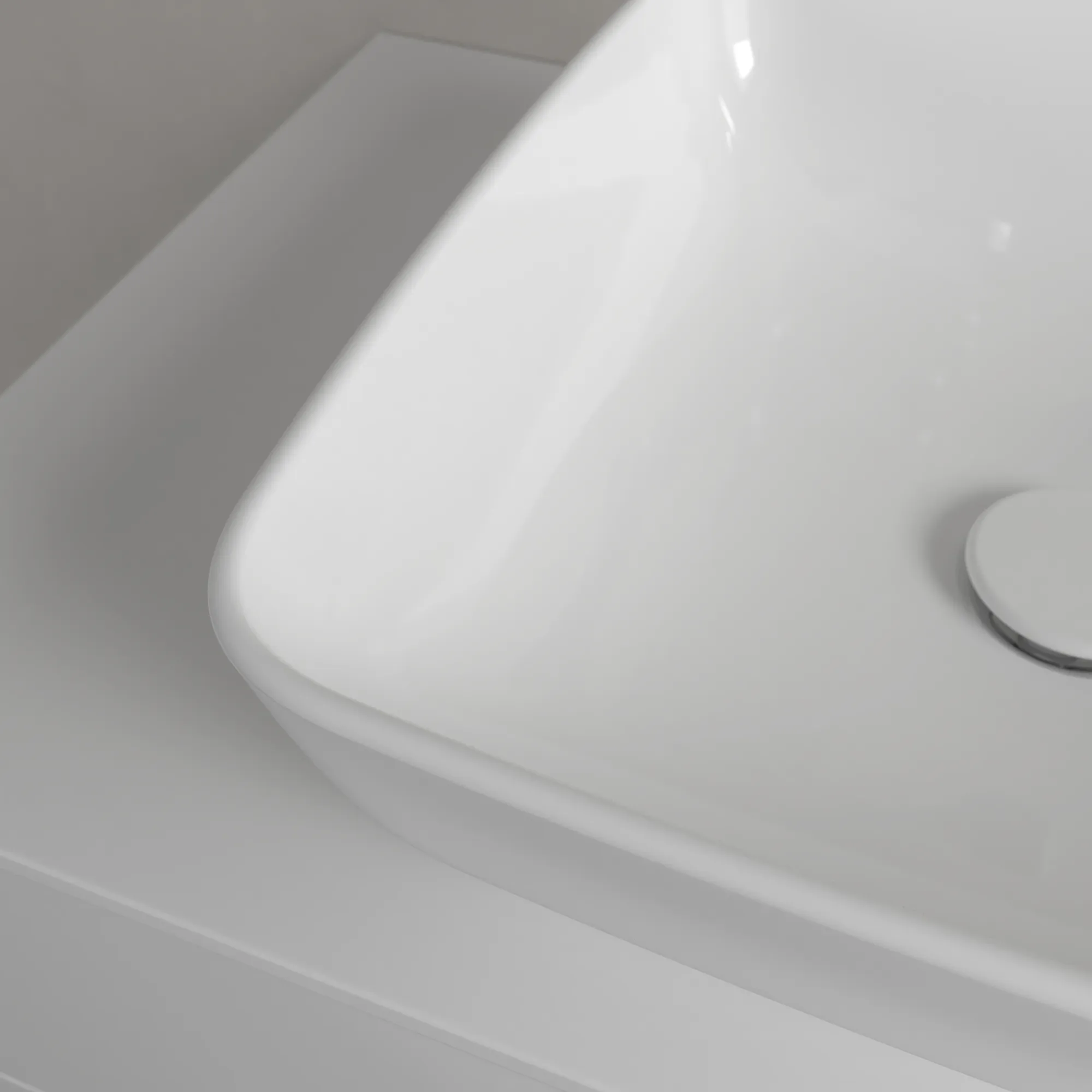 Villeroy & Boch Aufsatzwaschtisch aus TitanCeram „Artis“ 130 mm in Stone White Villeroy & Boch Aufsatzwaschtisch aus TitanCeram „Artis“ 130 mm in Stone White