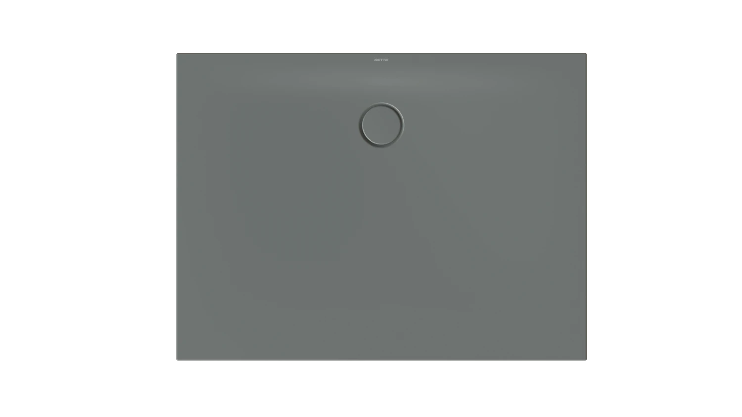 Bette rechteck Duschwanne „BetteFloor Side“ 1200 × 900 mm ohne Oberflächenbeschichtung, ohne Oberflächenveredelung, ohne Wannenträger, in Smoke