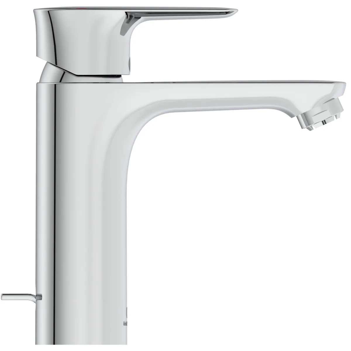 Waschtischarmatur Connect Air, Niederdruck, Grande, 5l/min, mit Ablaufgarnitur, Ausladung 125mm, Brushed Gold Waschtischarmatur Connect Air, Niederdruck, Grande, 5l/min, mit Ablaufgarnitur, Ausladung 125mm, Brushed Gold