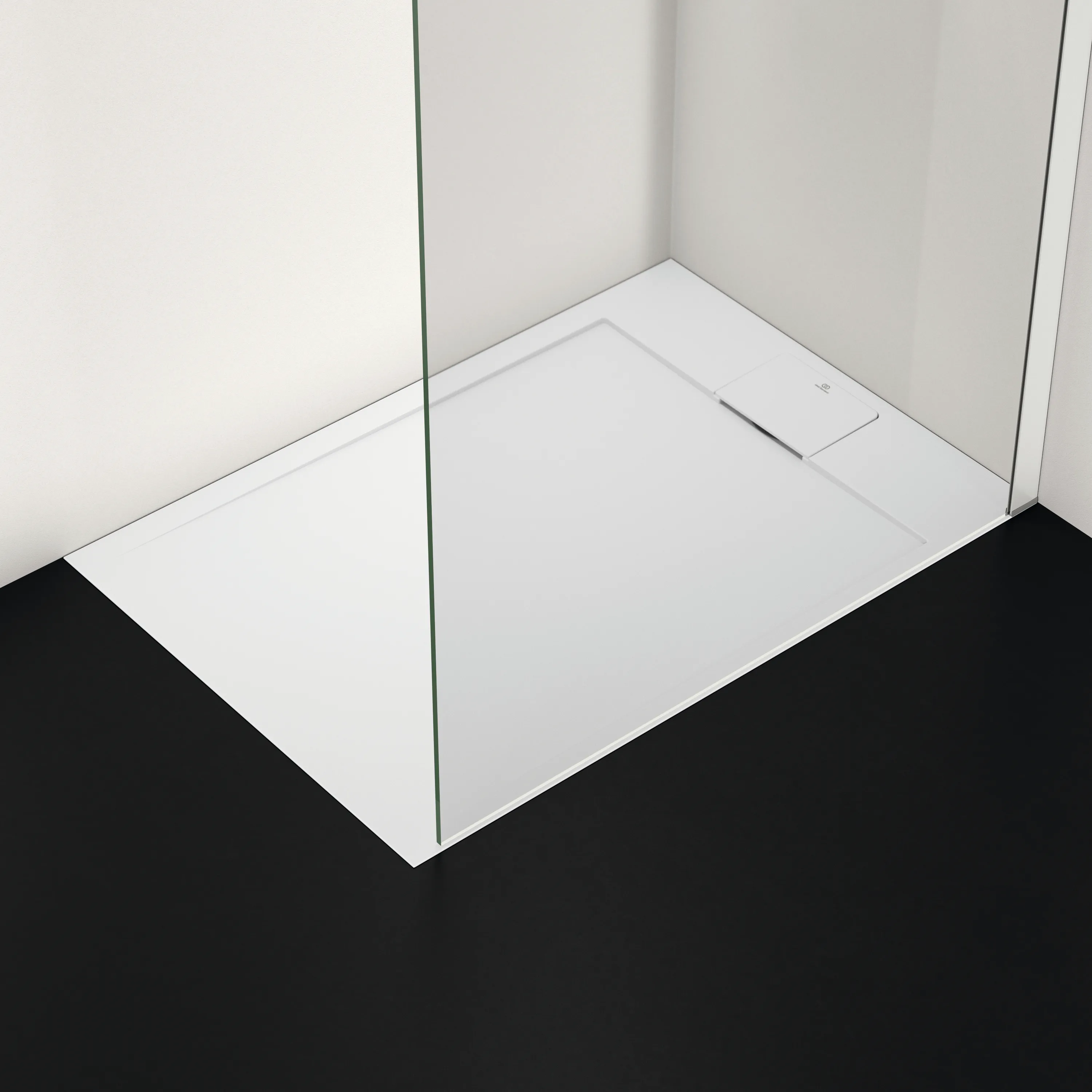 Ideal Standard Duschwanne „UltraFlatSi.life“ 70 × 100 cm in Carraraweiß