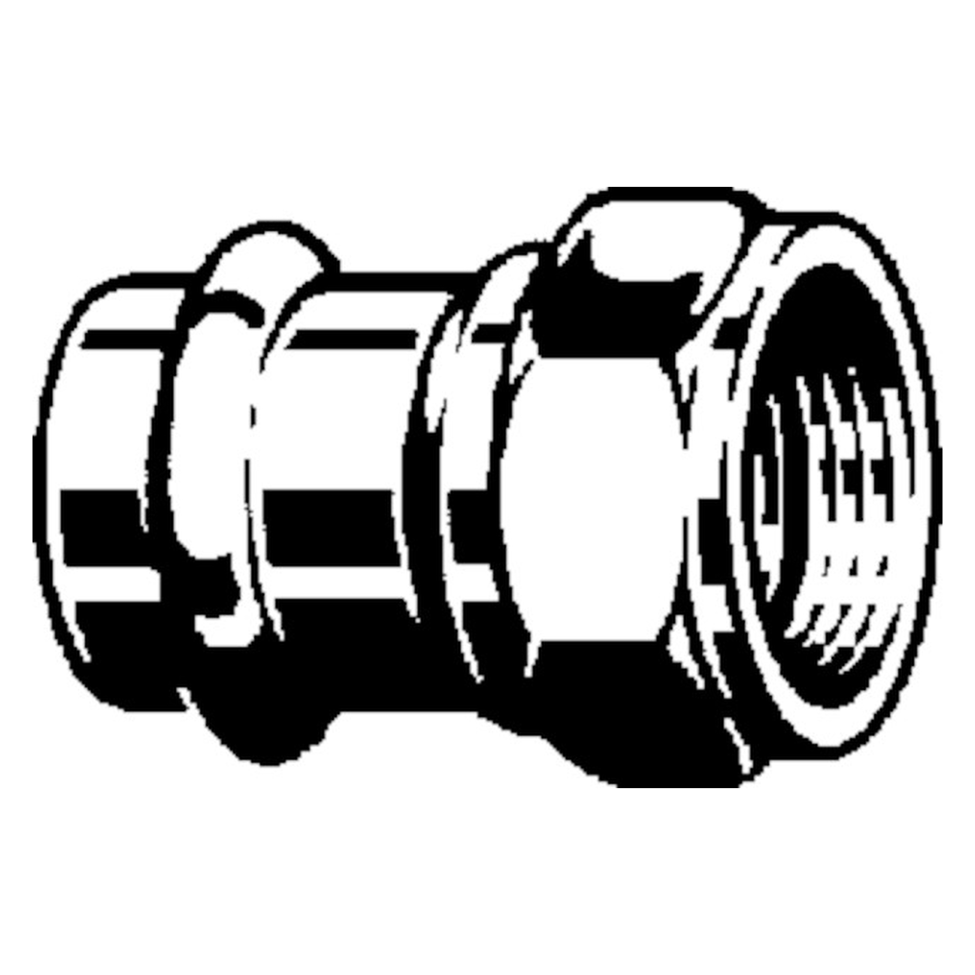 „Sanpress“ Anschlussverschraubung mit 1 Muffe auf Überwurfmutter 15 mm × 1 1/4″