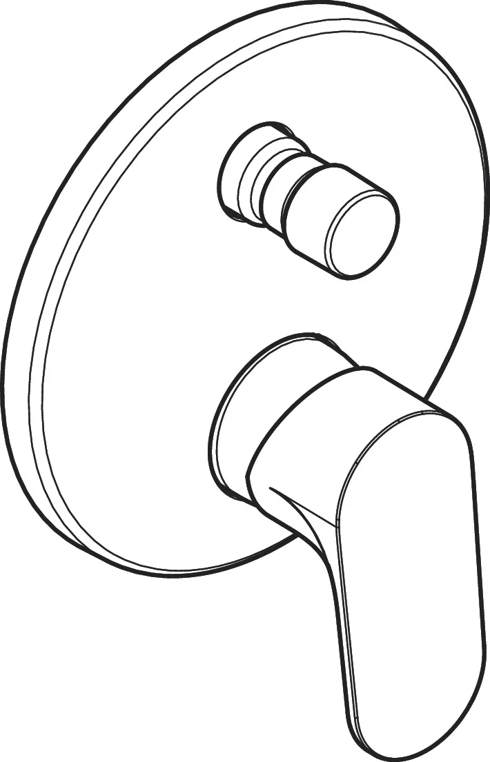 Hansgrohe Rebris S Einhebel-Wannenmischer Unterputz Chrom Hansgrohe Rebris S Einhebel-Wannenmischer Unterputz Chrom