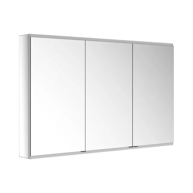 KEUCO Wandvorbau Spiegelschrank 3-türig „Royal Modular 2.0“ in Silber (eloxiert), Aufputz, ohne Beleuchtung, mit Steckdosen 1500 × 900 × 160 mm KEUCO Wandvorbau Spiegelschrank 3-türig „Royal Modular 2.0“ in Silber (eloxiert), Aufputz, ohne Beleuchtung, mit Steckdosen 1500 × 900 × 160 mm