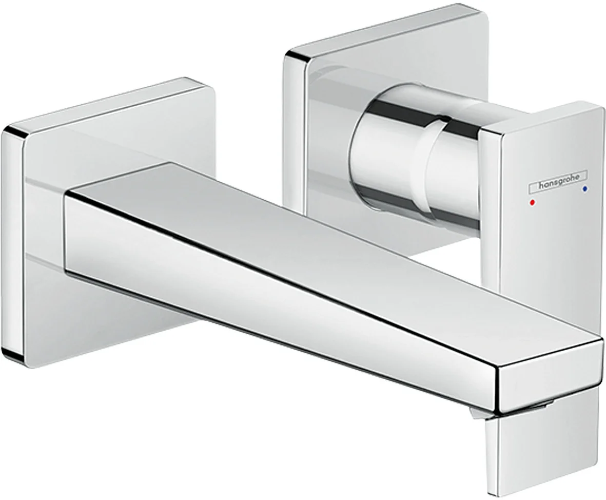 Hansgrohe Metropol Einhebel-Waschtischmischer Unterputz, Chrom, Ausladung 165 mm, Hebelgriff, Normalstrahl, max. Durchflussmenge 5 l/min