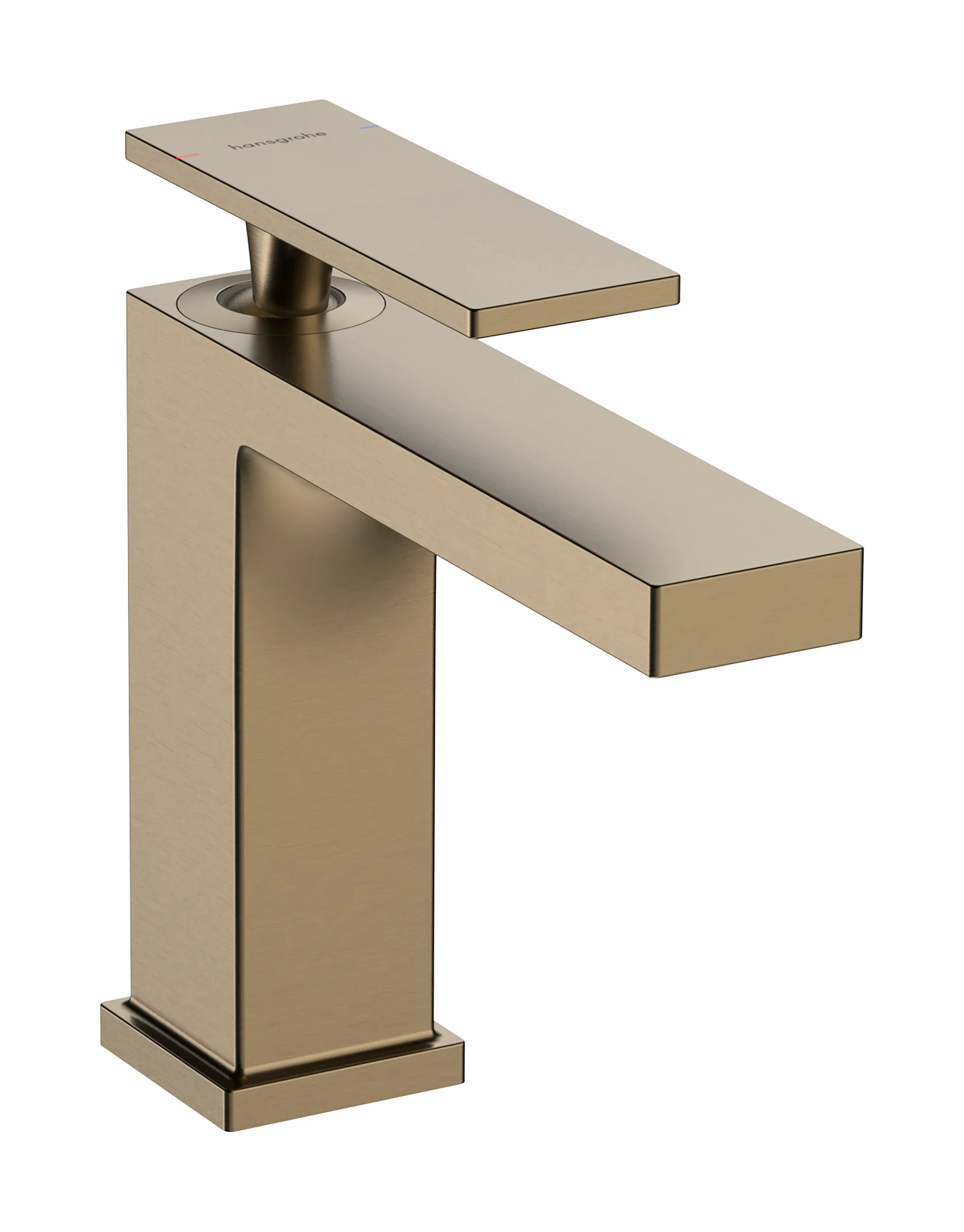 Hansgrohe Tecturis E Einhebel-Waschtischmischer 110 EcoSmart+ Brushed Bronze, Ausladung 144 mm, Auslaufhöhe 117 mm